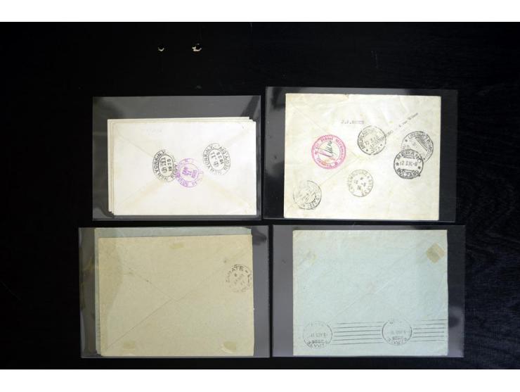 1900/40 (ca.), etwa 130 Briefe und Karten, dabei viele Caritas-Frankaturen, Zensur, bessere Stempel, etc.