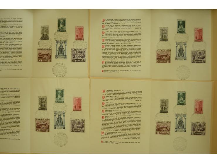 1925/57, Posten Briefe mit guten Frankaturen wie Mi.-Nr. 278 auf philatelistischem Brief, Bl.5 mit Sonderstempel, und guten F