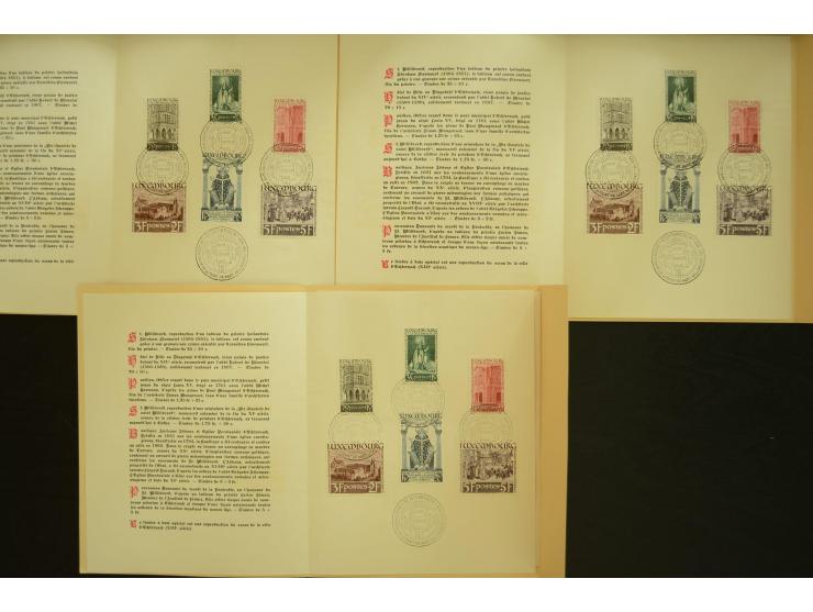 1925/57, Posten Briefe mit guten Frankaturen wie Mi.-Nr. 278 auf philatelistischem Brief, Bl.5 mit Sonderstempel, und guten F