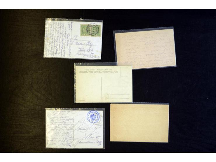 1850/1945, umfangreicher Bestand mit einigen hundert Briefen, Karten, Ganzsachen und Ansichtskarten, dabei interessante und b