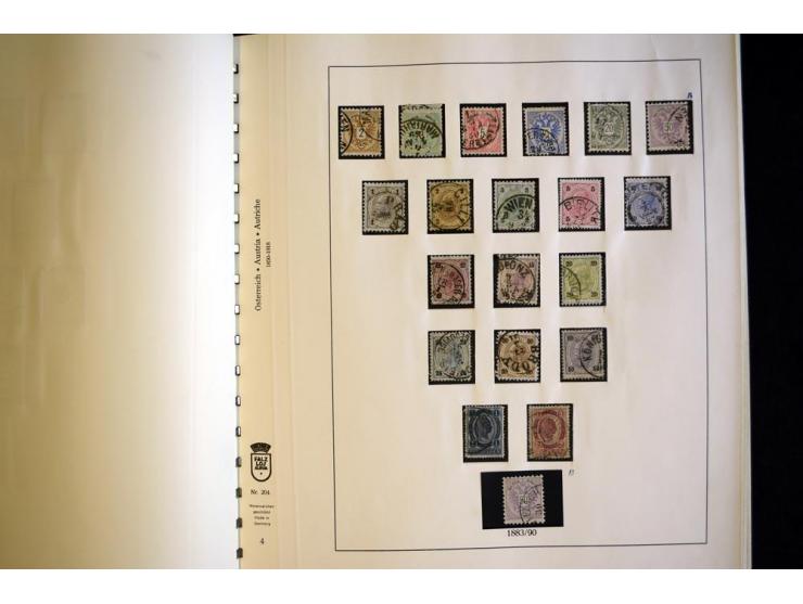 1850/1937, gestempelte Sammlung mit u.a. Mi.-Nr. 161-77, 518-23, 551-54, 555, 556, 557-62, 588, Porto und etwas Gebiete