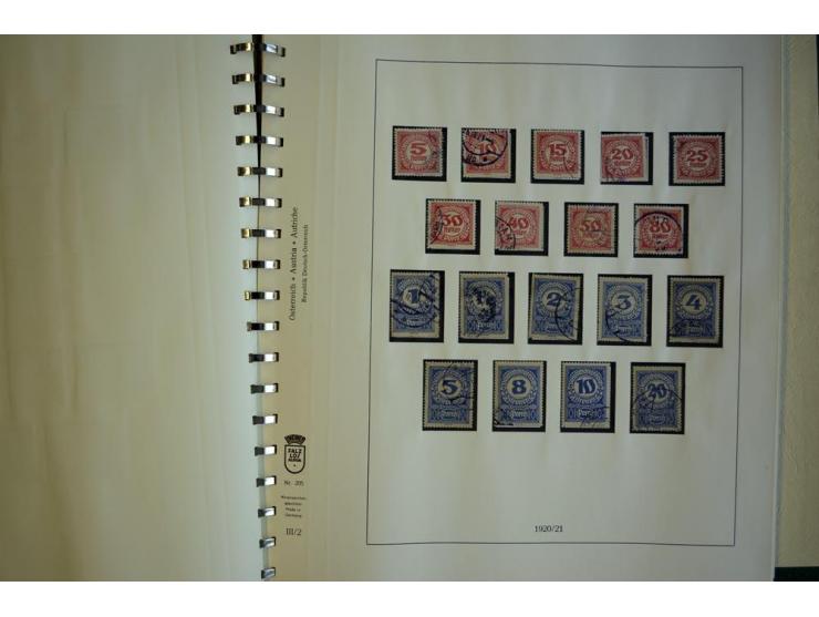 1850/1937, gestempelte Sammlung mit u.a. Mi.-Nr. 161-77, 518-23, 551-54, 555, 556, 557-62, 588, Porto und etwas Gebiete