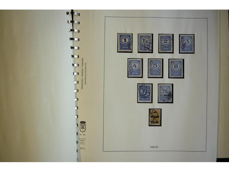1850/1937, gestempelte Sammlung mit u.a. Mi.-Nr. 161-77, 518-23, 551-54, 555, 556, 557-62, 588, Porto und etwas Gebiete