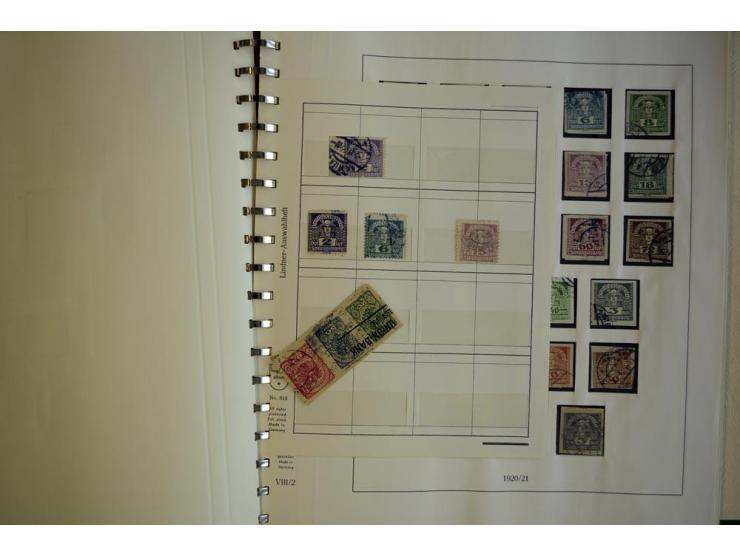 1850/1937, gestempelte Sammlung mit u.a. Mi.-Nr. 161-77, 518-23, 551-54, 555, 556, 557-62, 588, Porto und etwas Gebiete