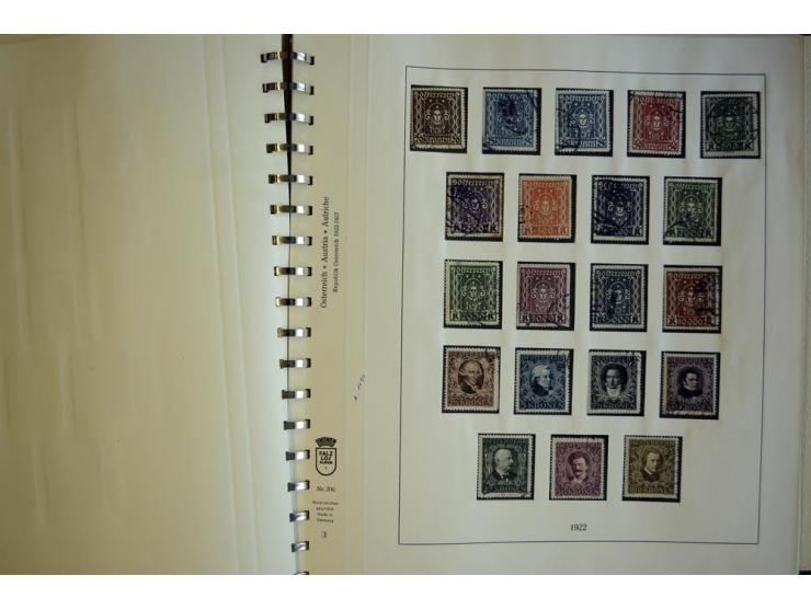 1850/1937, gestempelte Sammlung mit u.a. Mi.-Nr. 161-77, 518-23, 551-54, 555, 556, 557-62, 588, Porto und etwas Gebiete