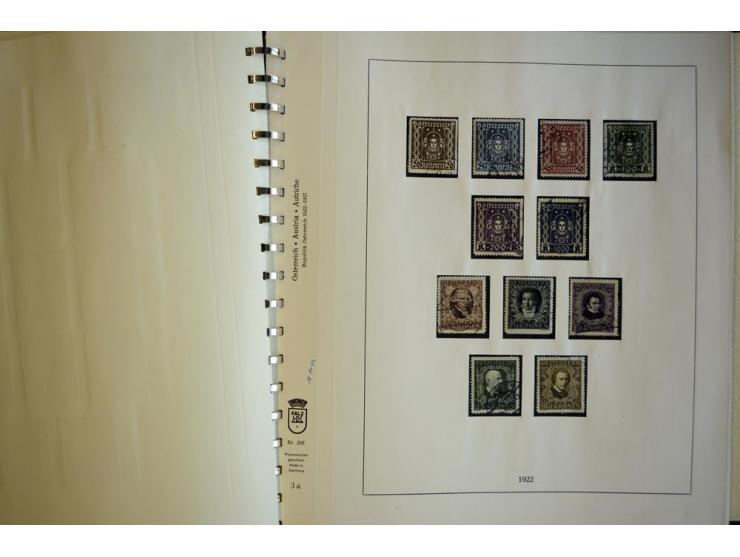 1850/1937, gestempelte Sammlung mit u.a. Mi.-Nr. 161-77, 518-23, 551-54, 555, 556, 557-62, 588, Porto und etwas Gebiete