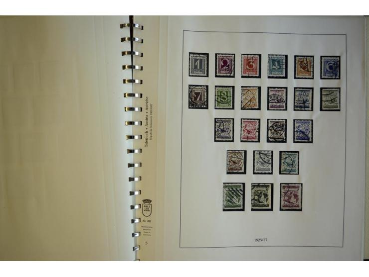 1850/1937, gestempelte Sammlung mit u.a. Mi.-Nr. 161-77, 518-23, 551-54, 555, 556, 557-62, 588, Porto und etwas Gebiete