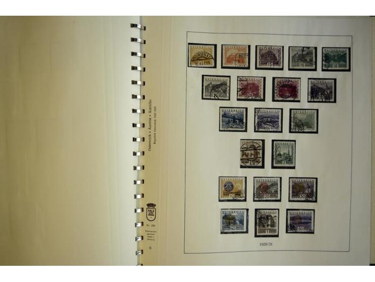 1850/1937, gestempelte Sammlung mit u.a. Mi.-Nr. 161-77, 518-23, 551-54, 555, 556, 557-62, 588, Porto und etwas Gebiete