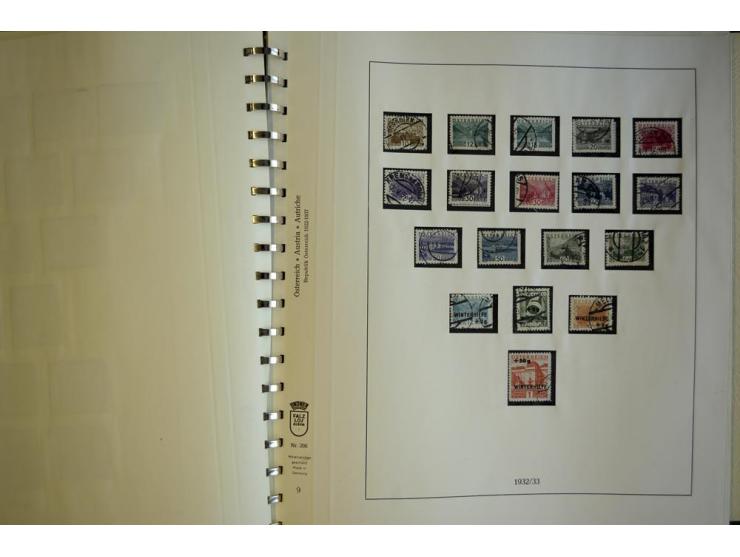 1850/1937, gestempelte Sammlung mit u.a. Mi.-Nr. 161-77, 518-23, 551-54, 555, 556, 557-62, 588, Porto und etwas Gebiete
