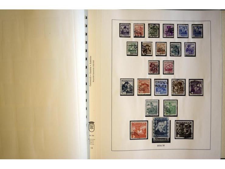 1850/1937, gestempelte Sammlung mit u.a. Mi.-Nr. 161-77, 518-23, 551-54, 555, 556, 557-62, 588, Porto und etwas Gebiete