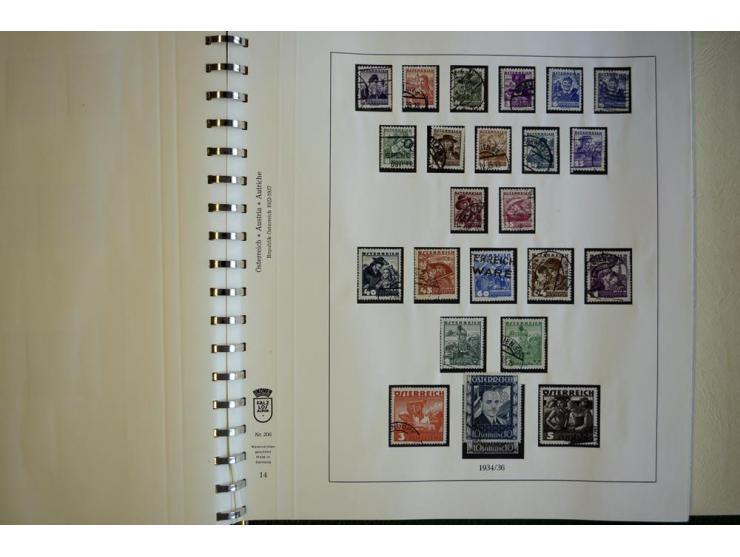 1850/1937, gestempelte Sammlung mit u.a. Mi.-Nr. 161-77, 518-23, 551-54, 555, 556, 557-62, 588, Porto und etwas Gebiete