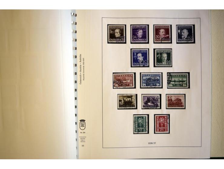 1850/1937, gestempelte Sammlung mit u.a. Mi.-Nr. 161-77, 518-23, 551-54, 555, 556, 557-62, 588, Porto und etwas Gebiete