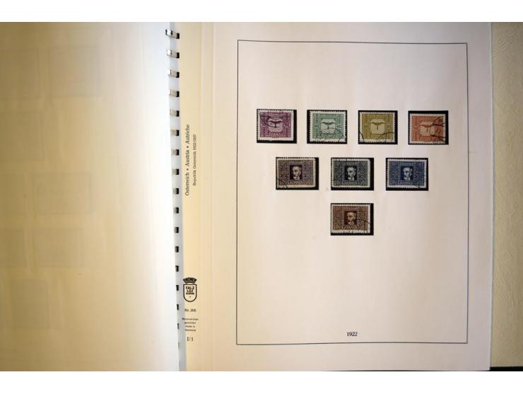 1850/1937, gestempelte Sammlung mit u.a. Mi.-Nr. 161-77, 518-23, 551-54, 555, 556, 557-62, 588, Porto und etwas Gebiete