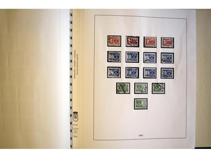 1850/1937, gestempelte Sammlung mit u.a. Mi.-Nr. 161-77, 518-23, 551-54, 555, 556, 557-62, 588, Porto und etwas Gebiete