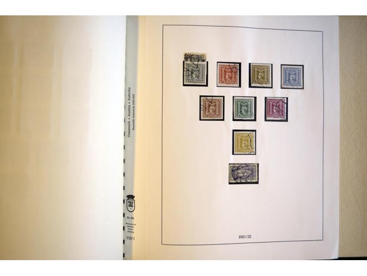 1850/1937, gestempelte Sammlung mit u.a. Mi.-Nr. 161-77, 518-23, 551-54, 555, 556, 557-62, 588, Porto und etwas Gebiete