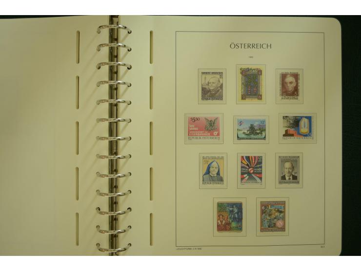 1864/1996, postfrische und ungebrauchte Sammlung mit u.a. Mi.-Nr. 161-78, 498-511, 518-23, 530-43, 551-54, 556, 772-75B, V-VI