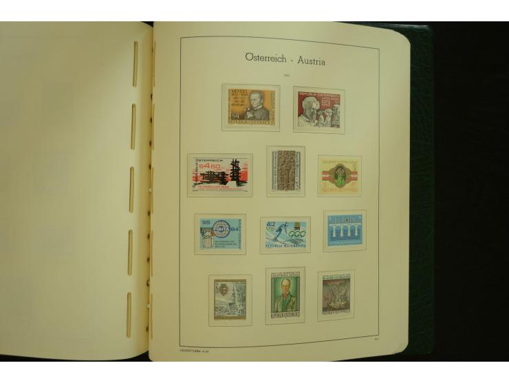 1864/1996, postfrische und ungebrauchte Sammlung mit u.a. Mi.-Nr. 161-78, 498-511, 518-23, 530-43, 551-54, 556, 772-75B, V-VI