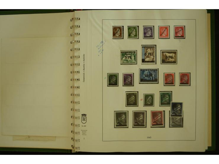 1864/1996, postfrische und ungebrauchte Sammlung mit u.a. Mi.-Nr. 161-78, 498-511, 518-23, 530-43, 551-54, 556, 772-75B, V-VI