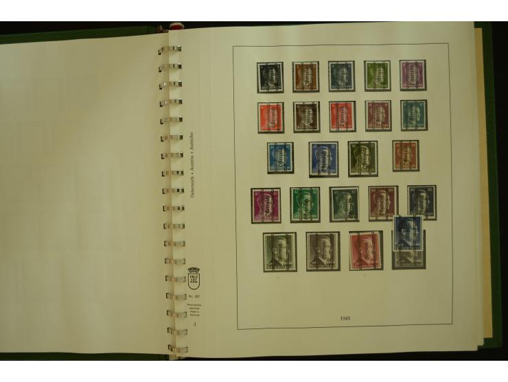 1864/1996, postfrische und ungebrauchte Sammlung mit u.a. Mi.-Nr. 161-78, 498-511, 518-23, 530-43, 551-54, 556, 772-75B, V-VI
