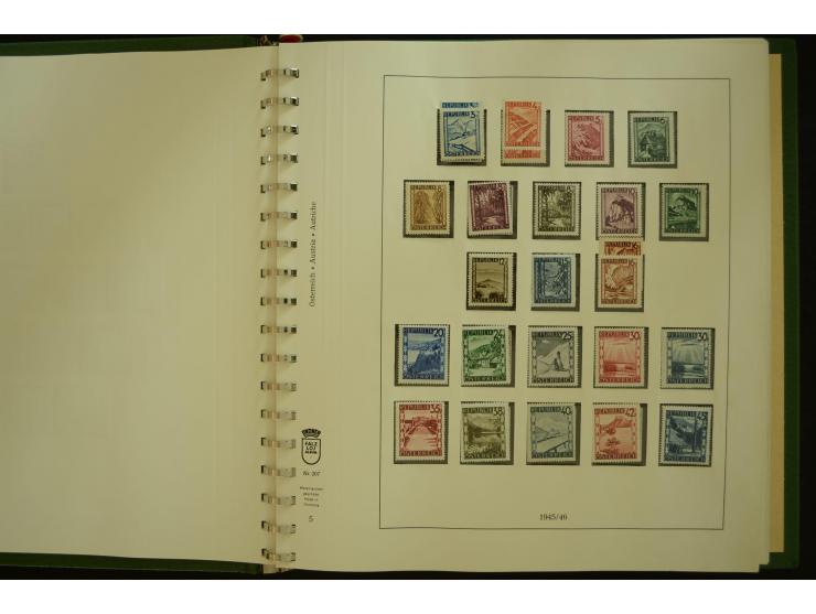 1864/1996, postfrische und ungebrauchte Sammlung mit u.a. Mi.-Nr. 161-78, 498-511, 518-23, 530-43, 551-54, 556, 772-75B, V-VI