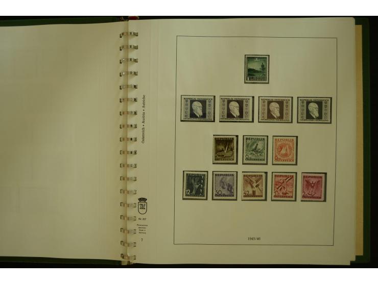 1864/1996, postfrische und ungebrauchte Sammlung mit u.a. Mi.-Nr. 161-78, 498-511, 518-23, 530-43, 551-54, 556, 772-75B, V-VI