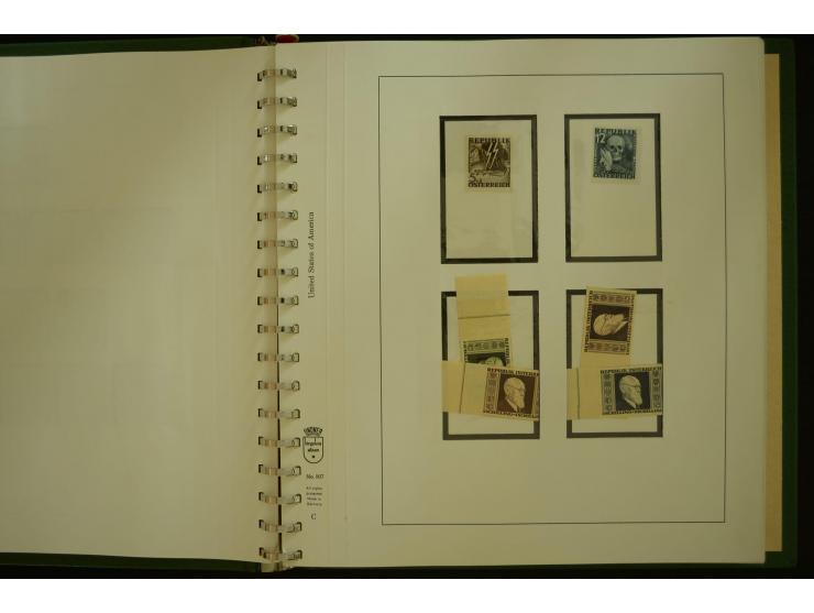 1864/1996, postfrische und ungebrauchte Sammlung mit u.a. Mi.-Nr. 161-78, 498-511, 518-23, 530-43, 551-54, 556, 772-75B, V-VI