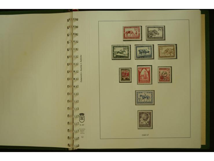 1864/1996, postfrische und ungebrauchte Sammlung mit u.a. Mi.-Nr. 161-78, 498-511, 518-23, 530-43, 551-54, 556, 772-75B, V-VI