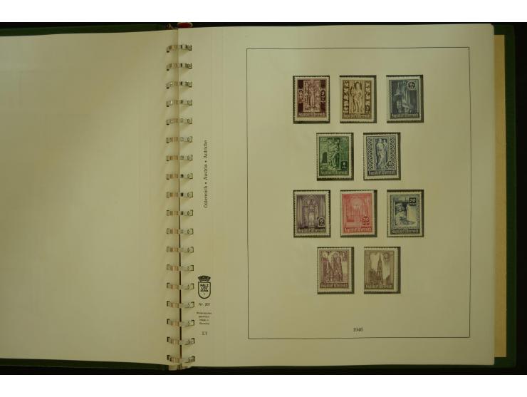 1864/1996, postfrische und ungebrauchte Sammlung mit u.a. Mi.-Nr. 161-78, 498-511, 518-23, 530-43, 551-54, 556, 772-75B, V-VI