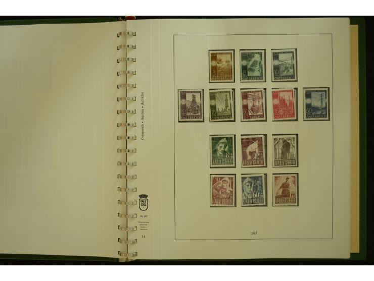 1864/1996, postfrische und ungebrauchte Sammlung mit u.a. Mi.-Nr. 161-78, 498-511, 518-23, 530-43, 551-54, 556, 772-75B, V-VI