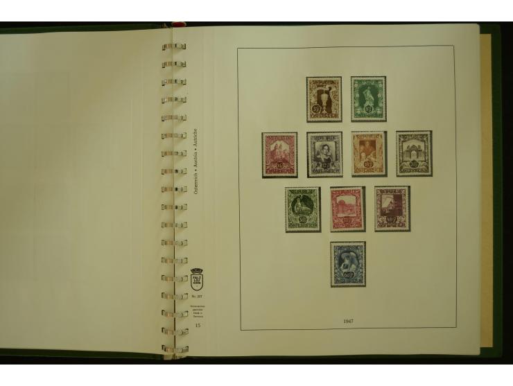 1864/1996, postfrische und ungebrauchte Sammlung mit u.a. Mi.-Nr. 161-78, 498-511, 518-23, 530-43, 551-54, 556, 772-75B, V-VI