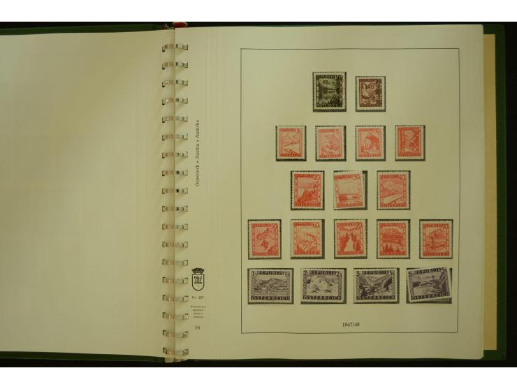 1864/1996, postfrische und ungebrauchte Sammlung mit u.a. Mi.-Nr. 161-78, 498-511, 518-23, 530-43, 551-54, 556, 772-75B, V-VI