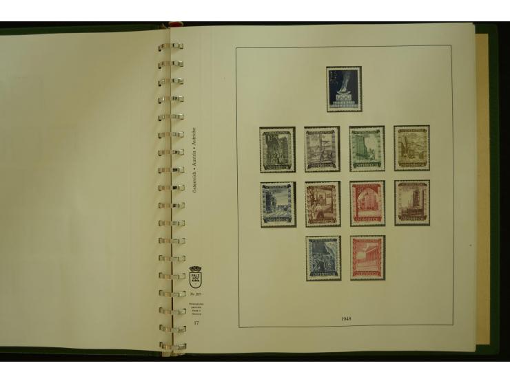 1864/1996, postfrische und ungebrauchte Sammlung mit u.a. Mi.-Nr. 161-78, 498-511, 518-23, 530-43, 551-54, 556, 772-75B, V-VI
