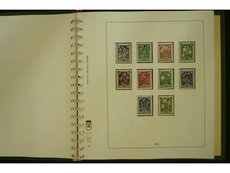 1864/1996, postfrische und ungebrauchte Sammlung mit u.a. Mi.-Nr. 161-78, 498-511, 518-23, 530-43, 551-54, 556, 772-75B, V-VI