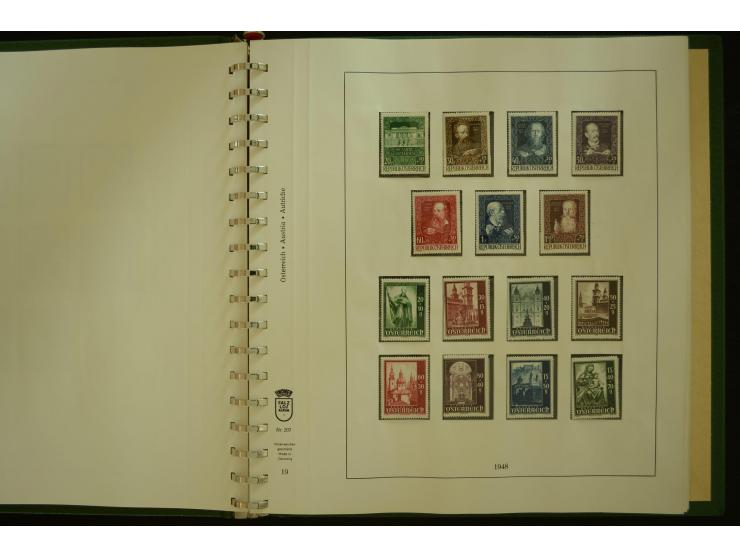 1864/1996, postfrische und ungebrauchte Sammlung mit u.a. Mi.-Nr. 161-78, 498-511, 518-23, 530-43, 551-54, 556, 772-75B, V-VI