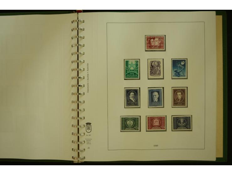 1864/1996, postfrische und ungebrauchte Sammlung mit u.a. Mi.-Nr. 161-78, 498-511, 518-23, 530-43, 551-54, 556, 772-75B, V-VI