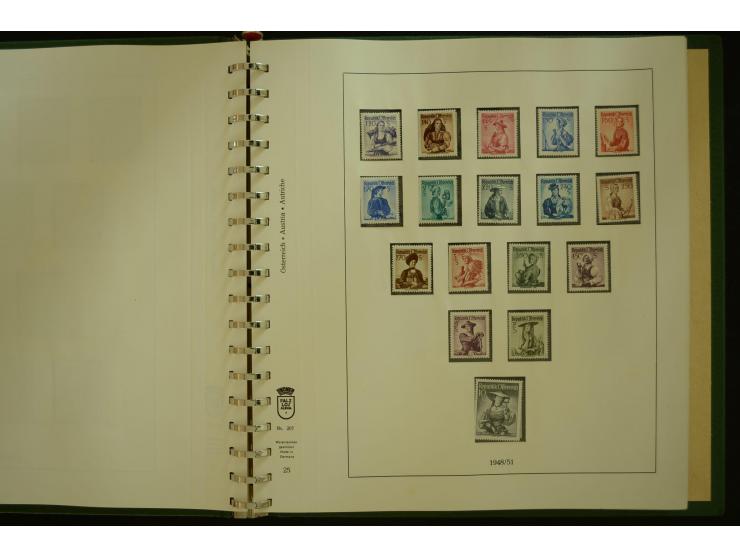 1864/1996, postfrische und ungebrauchte Sammlung mit u.a. Mi.-Nr. 161-78, 498-511, 518-23, 530-43, 551-54, 556, 772-75B, V-VI