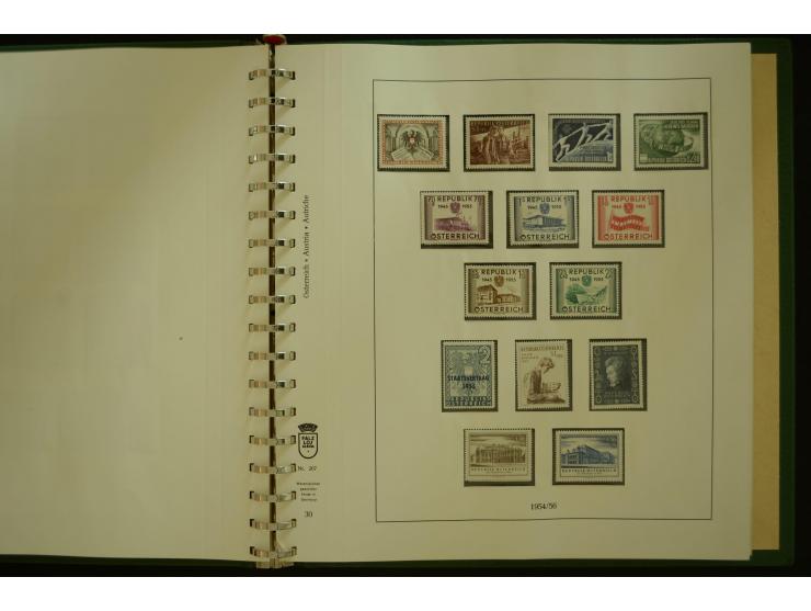 1864/1996, postfrische und ungebrauchte Sammlung mit u.a. Mi.-Nr. 161-78, 498-511, 518-23, 530-43, 551-54, 556, 772-75B, V-VI