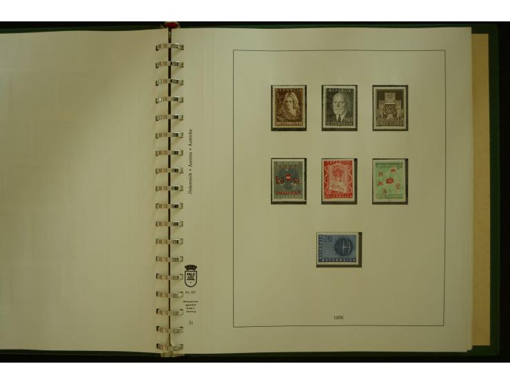 1864/1996, postfrische und ungebrauchte Sammlung mit u.a. Mi.-Nr. 161-78, 498-511, 518-23, 530-43, 551-54, 556, 772-75B, V-VI