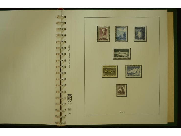 1864/1996, postfrische und ungebrauchte Sammlung mit u.a. Mi.-Nr. 161-78, 498-511, 518-23, 530-43, 551-54, 556, 772-75B, V-VI