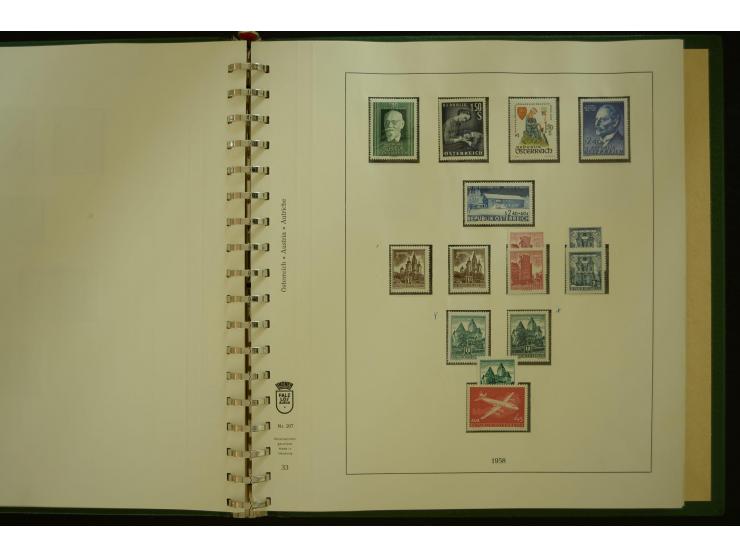 1864/1996, postfrische und ungebrauchte Sammlung mit u.a. Mi.-Nr. 161-78, 498-511, 518-23, 530-43, 551-54, 556, 772-75B, V-VI