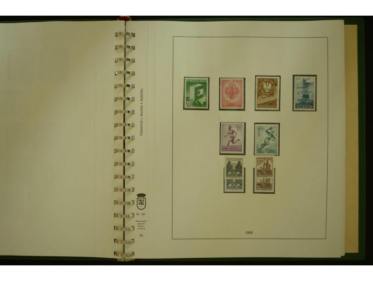 1864/1996, postfrische und ungebrauchte Sammlung mit u.a. Mi.-Nr. 161-78, 498-511, 518-23, 530-43, 551-54, 556, 772-75B, V-VI