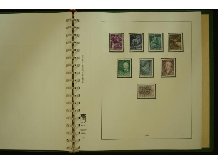 1864/1996, postfrische und ungebrauchte Sammlung mit u.a. Mi.-Nr. 161-78, 498-511, 518-23, 530-43, 551-54, 556, 772-75B, V-VI