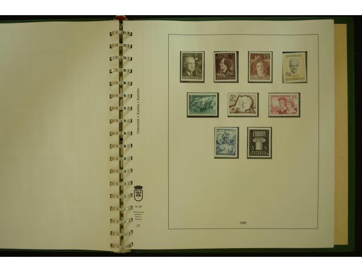 1864/1996, postfrische und ungebrauchte Sammlung mit u.a. Mi.-Nr. 161-78, 498-511, 518-23, 530-43, 551-54, 556, 772-75B, V-VI