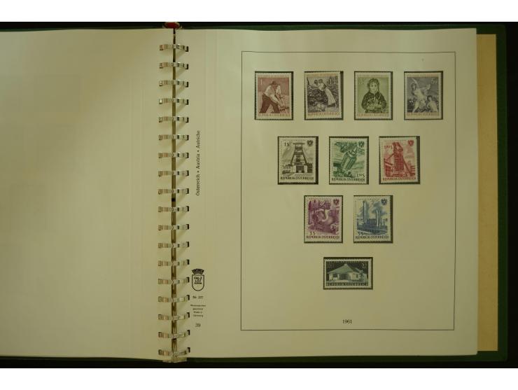 1864/1996, postfrische und ungebrauchte Sammlung mit u.a. Mi.-Nr. 161-78, 498-511, 518-23, 530-43, 551-54, 556, 772-75B, V-VI