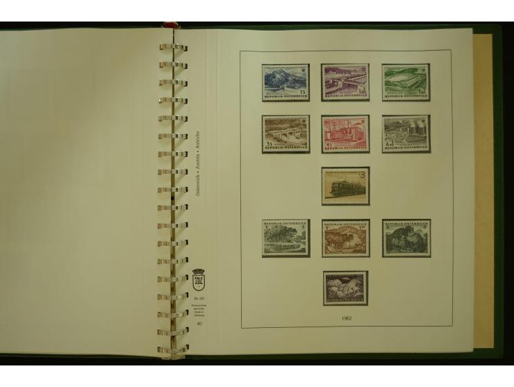 1864/1996, postfrische und ungebrauchte Sammlung mit u.a. Mi.-Nr. 161-78, 498-511, 518-23, 530-43, 551-54, 556, 772-75B, V-VI