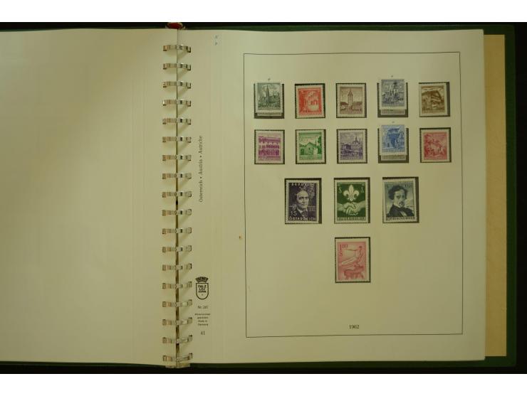 1864/1996, postfrische und ungebrauchte Sammlung mit u.a. Mi.-Nr. 161-78, 498-511, 518-23, 530-43, 551-54, 556, 772-75B, V-VI