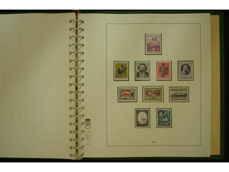 1864/1996, postfrische und ungebrauchte Sammlung mit u.a. Mi.-Nr. 161-78, 498-511, 518-23, 530-43, 551-54, 556, 772-75B, V-VI