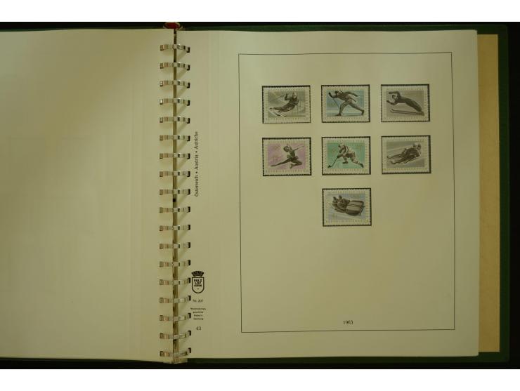 1864/1996, postfrische und ungebrauchte Sammlung mit u.a. Mi.-Nr. 161-78, 498-511, 518-23, 530-43, 551-54, 556, 772-75B, V-VI