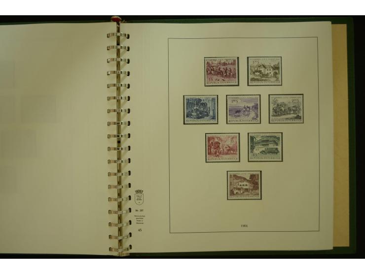 1864/1996, postfrische und ungebrauchte Sammlung mit u.a. Mi.-Nr. 161-78, 498-511, 518-23, 530-43, 551-54, 556, 772-75B, V-VI