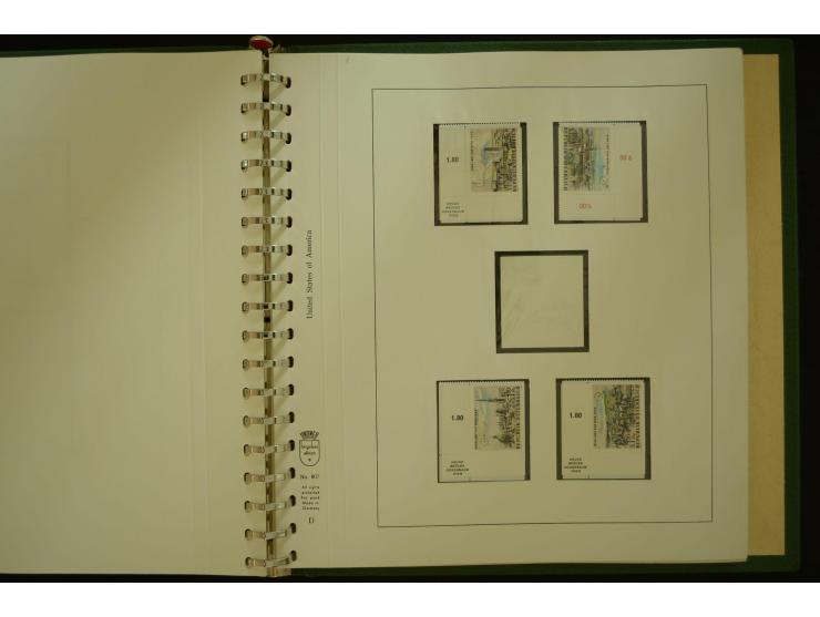 1864/1996, postfrische und ungebrauchte Sammlung mit u.a. Mi.-Nr. 161-78, 498-511, 518-23, 530-43, 551-54, 556, 772-75B, V-VI